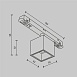 Трековый светильник Technical Alfa S TR133-2-7W3K-B - фото