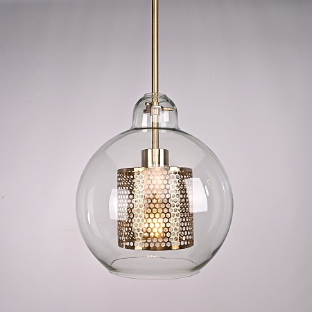 Подвесной Светильник Catch F Pear Brass D25 Imperiumloft 101418-26 - фото