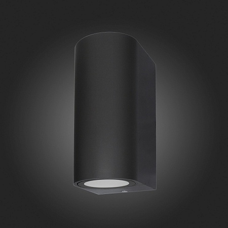 Светильник уличный настенный ST-Luce Черный/ GU10 2*35W SL9001.401.02 - фото