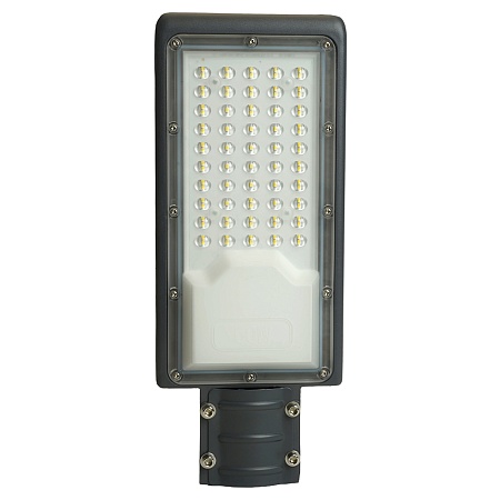 Светодиодный уличный консольный светильник Feron SP3032 50W 6400K 230V, серый - фото