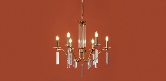 Подвесной светильник Freya FR2041PL-06BS - фото