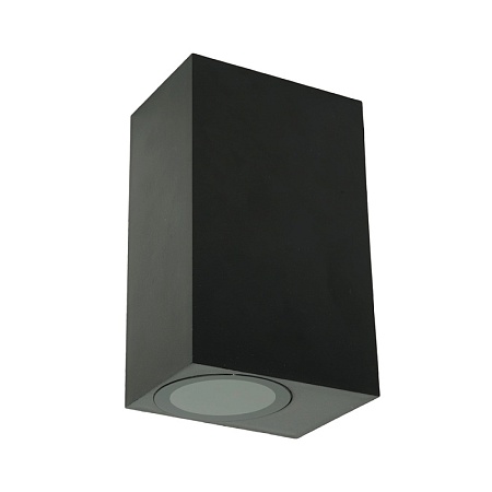 Светильник садово-парковый Feron.ONE DH051-P,на стену, 2*GU10 220-240V, черный пластик - фото