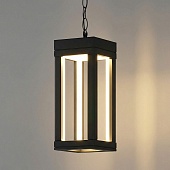 Уличный подвесной светильник Frame 3000K чёрный 1528 TECHNO LED черный Elektrostandard