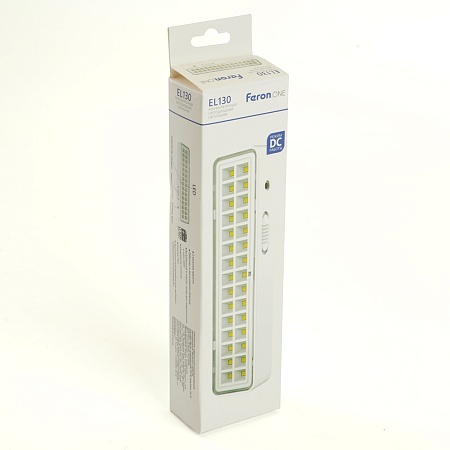 Светильник аккумуляторный Feron.One, 30LED DC, белый, EL130 - фото