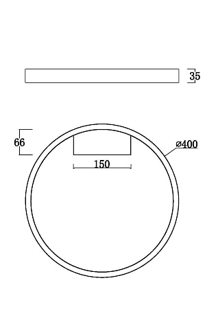 Потолочный светильник Maytoni Rim MOD058CL-L25W3K - фото