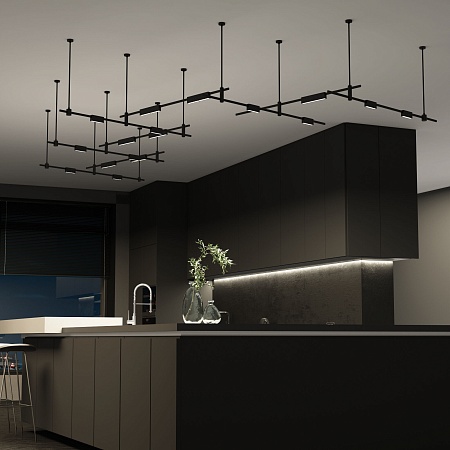 Esthetic Magnetic Трековый светильник 12W 3000K (чёрный) 85123/01 Elektrostandard - фото