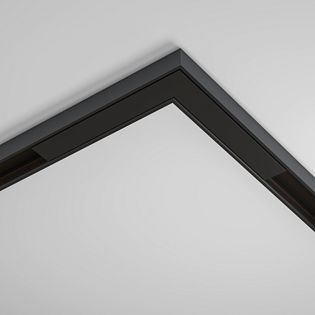 Угловой коннектор питания Basity, черный - фото