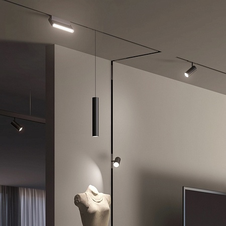 Трековый светильник Slim Magnetic M02 5W 4200K Smally черный/белый 85511/01 - фото