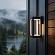 Уличный настенный светодиодный светильник Frame 3000K чёрный 1527 TECHNO LED черный Elektrostandard - фото