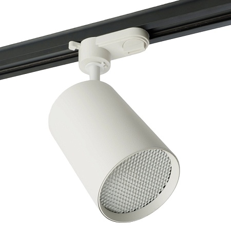 Светодиодный светильник Feron AL128 трековый однофазный на шинопровод 18W 4000K 35 градусов белый - фото