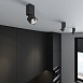Светильник потолочный поворотный светодиодный Cubus 10W 4000K чёрный 25043/LED Elektrostandard - фото