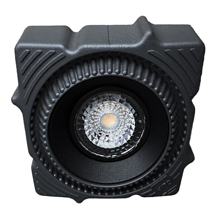 Св-к встр. светодиодный в натяжной ПВХ потолок Черный LED 1*7W 3000K 560Lm Ra80 60° IP2 ST753.438.07 - фото