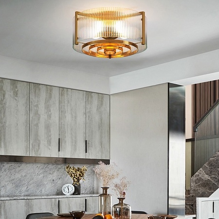 Потолочная Люстра Из Рельефного Стекла Lussa D38 Imperiumloft 167746-26 - фото