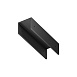 Коннектор прямой для профиля Elasity IP черный - фото
