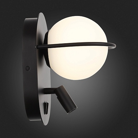 Бра ST-Luce Черный/Белый LED 1+1*8+3W 4000K SL395.411.02 - фото