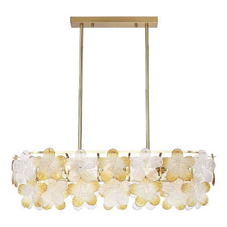 Светильник подвесной ST-Luce золотистый/Прозрачный, январный E14 8*60W SL6240.203.08 - фото