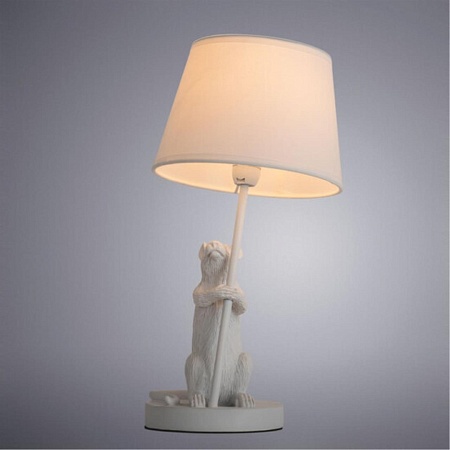 Декоративная настольная лампа Arte Lamp GUSTAV A4420LT-1WH - фото