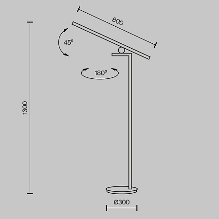 Напольный светильник (торшер) Maytoni Empathy MOD363FL-L14B3K - фото