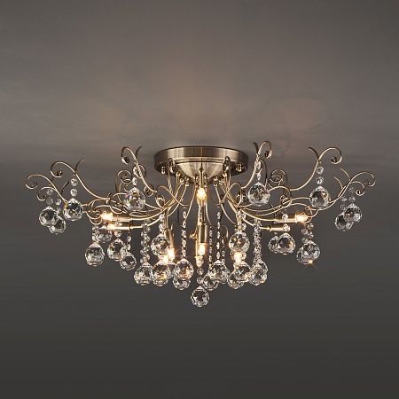 Потолочный светильник Eurosvet 10042/12 античная бронза - фото