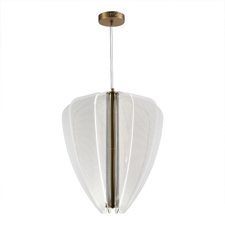 Светильник подвесной ST-Luce Золотистый/Прозрачный LED 1*75W 4000K SL6509.213.01 - фото