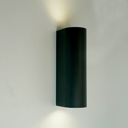 Светильник садово-парковый Feron DH024, на стену, 2*GU10 MR11 230V, черный - фото