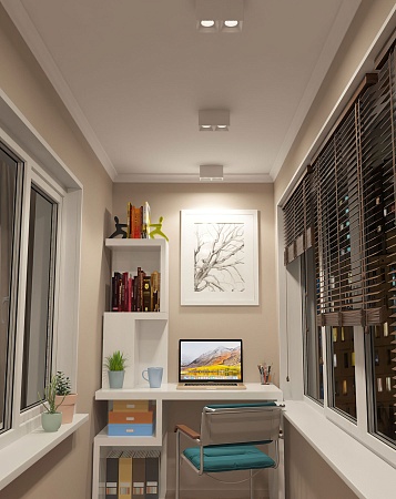 DK3085-WH Светильник накладной IP 20, 10 Вт, GU5.3, LED, белый/белый, пластик - фото