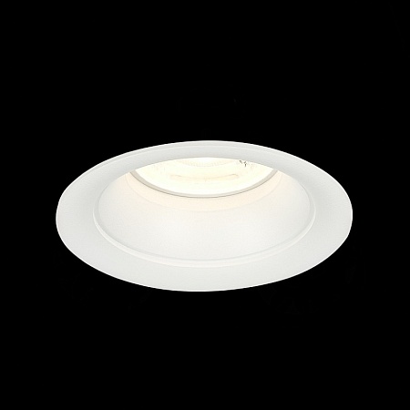 Св-к встр. Белый GU10 1*50W D89xH40 220V Без ламп ST200.508.01 - фото