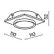 Встраиваемый светильник Technical Hoop DL086-GX53-SQ-BG - фото