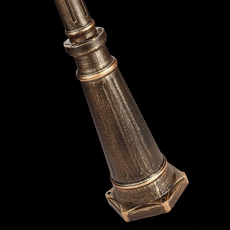 Светильник уличный наземный ST-Luce Бронза/Бронза, Прозрачный E27 3*60W SL082.205.03 - фото