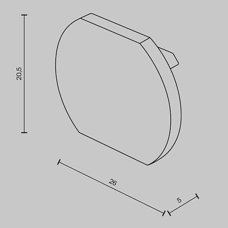 Трековая система Technical накладная низковольтная (48 Вольт) чёрная 300x300 TS-X-300-TR173-1-24WTW-B