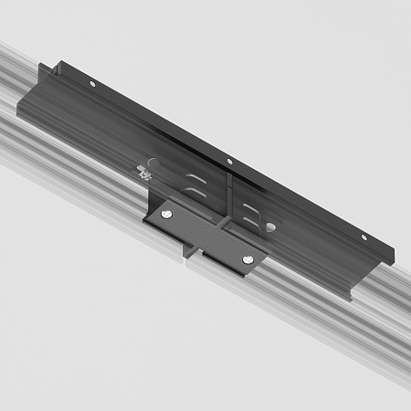 Коннектор прямой внутренний Trinity черный - фото