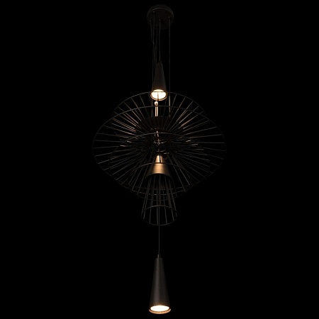 10141/400 Black Подвесной светильник LOFT IT Star - фото