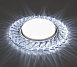Светильник встраиваемый с белой LED подсветкой Feron CD4021 потолочный GX53 без лампы прозрачный - фото