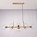 Люстра Staggered Glass Chandelier 8 Imperiumloft 107263-22 - фото
