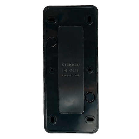 Переключатель открытой установки 1-клавишный, STEKKER,  250В, 10А, IP20, серия София, серебро, MSW10-12-03 - фото