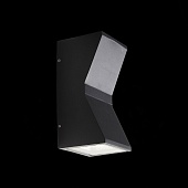 Светильник уличный настенный ST-Luce Черный кварцевый LED 2*7W 4000K SL088.431.02