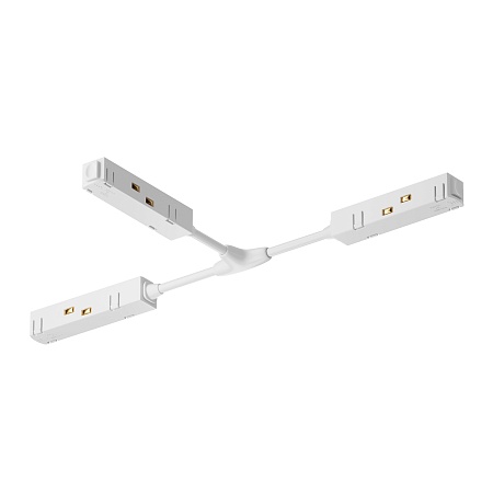 Коннектор питания Т-образный Gravity белый - фото