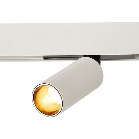 Магнитный трековый светильник Белый LED 1*12W 3000K 600Lm Ra>90 IP20 D50xH173 48VV ST807.536.12 - фото