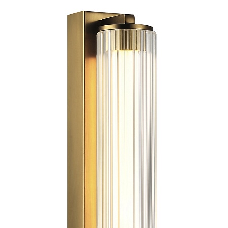 Светильник настенный ST-Luce Латунь/Прозрачный LED 1*8W 4000K SL6224.301.01 - фото