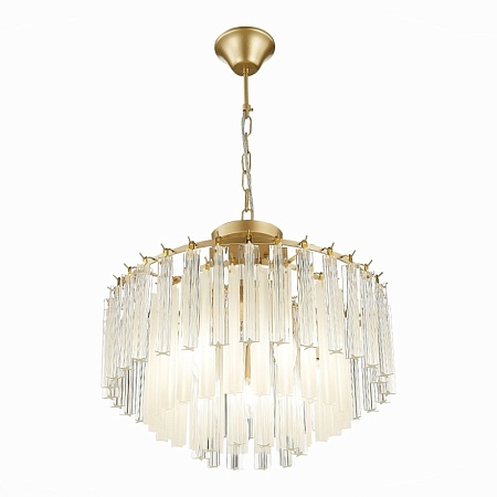 Светильник подвесной Шампань/Шампань, Прозрачный E14 5*40W SLE260103-05 - фото