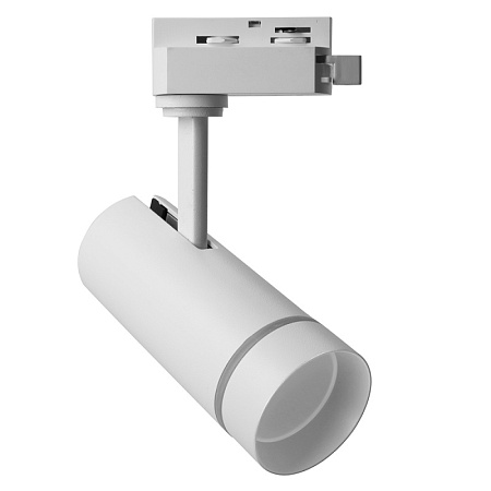 Светодиодный светильник Feron AL106 трековый однофазный на шинопровод 12W 2700K 80 градусов белый - фото