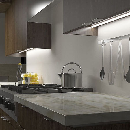 Угловой алюминиевый профиль для светодиодной ленты LL-2-ALP008 Elektrostandard - фото