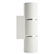 Светильник  настенный Feron ML1860 ZEN MR16 35W, 230V, 2*GU10, белый, хром IP20 - фото