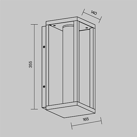 Настенный светильник (бра) Outdoor O480WL-L12B3K - фото