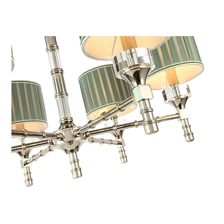 Люстра подвесная ST-Luce Никель/Оливковый E14 6*40W SL1121.103.06 - фото