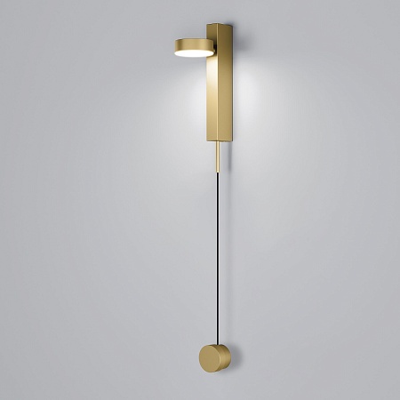 Настенный светодиодный светильник Orco LED диммируемый 40112/LED латунь Elektrostandard - фото