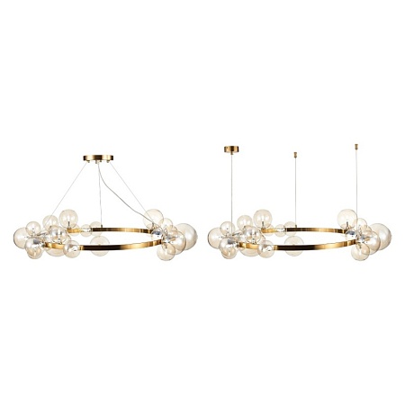 Светильник подвесной ST-Luce Бронза/Коньячный G4 24*5W SL1165.303.24 - фото