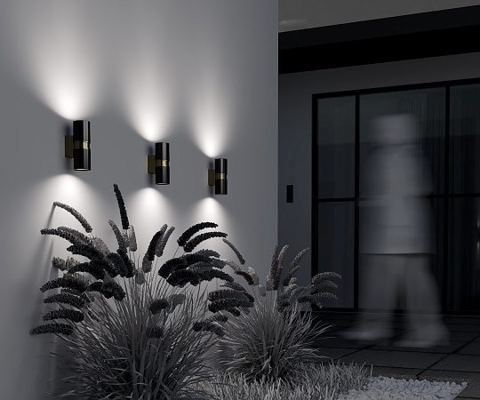 Настенный светильник (бра) Outdoor Bowery O582WL-02B - фото