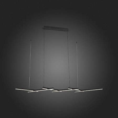 Люстра подвесная ST-Luce Черный/Белый LED 6*14W 4000K SL394.403.06 - фото