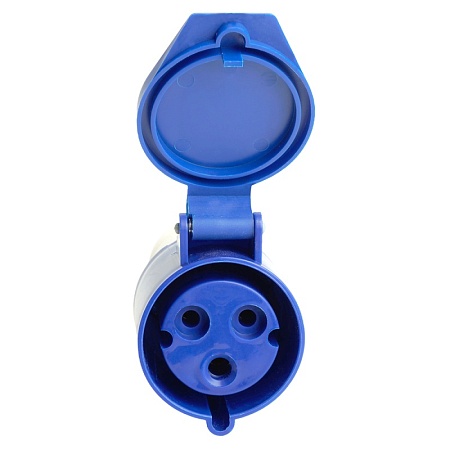 Розетка переносная ST-223 32А 220В 2P+PE IP44, RST32-223-44, Stekker - фото